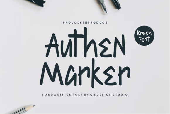 Authen Marker: A Warm, Friendly Handwritten Font for Digital Brands