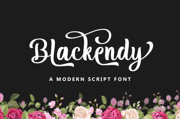 Blackendy: A Friendly Handwritten Font for Small Business Branding