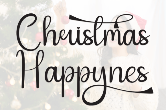Christmas Happynes: A Friendly Handwritten Display Font for Warm Brand Identities