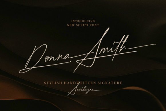 Donna Smith: A Premium Script Font for Scroll-Stopping Brand Content