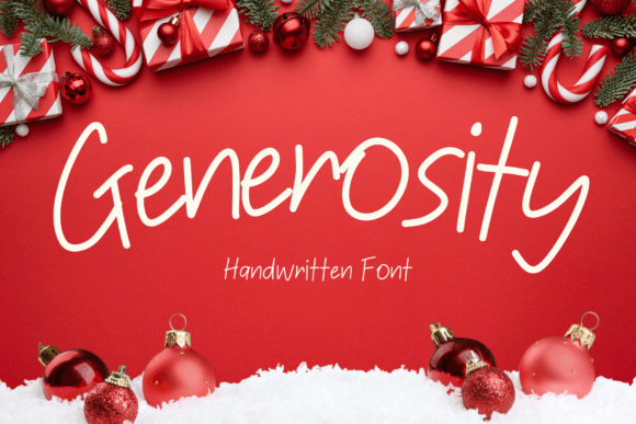 Generosity Handwritten Font for Authentic Branding
