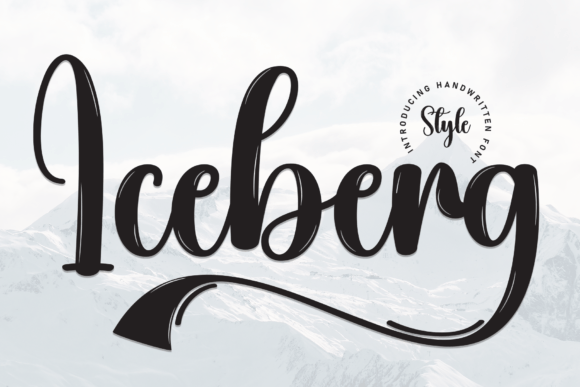 Iceberg: A Handwritten Font That Feels Effortlessly Human