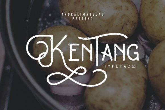 Kentang Typeface: A Hand-Drawn Font That Feels Like Home