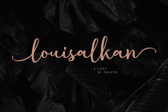 Louisalkan: A Handwritten Script Font That Breathes Quiet Confidence