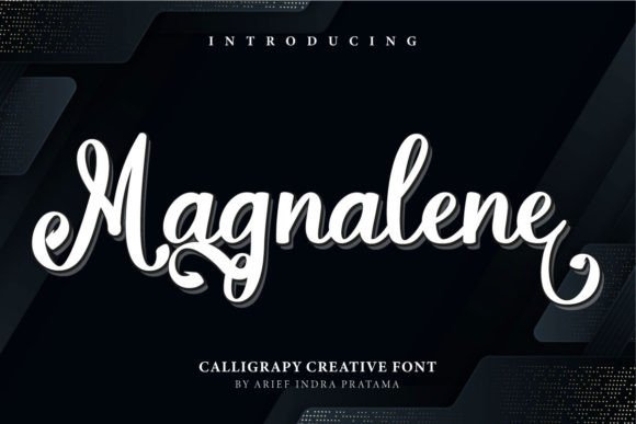 Magnalene: A Thoughtful Script Font for Editorial Moments