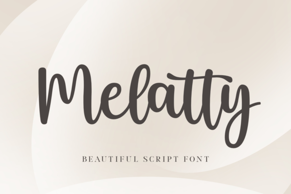 Melatty Script Font for Small Business Branding