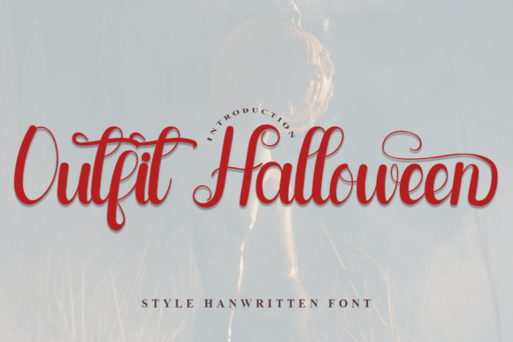 Outfit Halloween: A Handwritten Script Font for Digital Branding