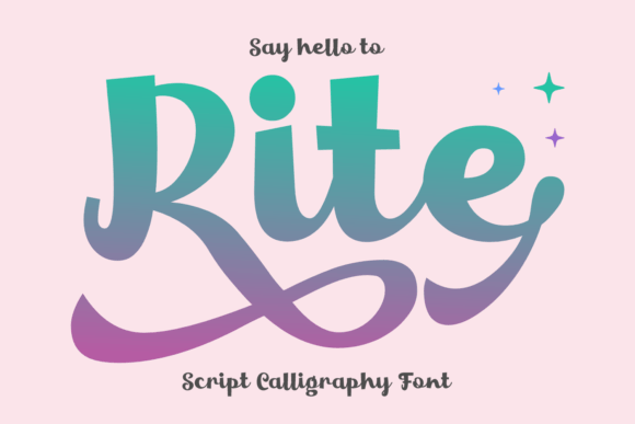 Rite: A Bold Script Font That Commands Attention