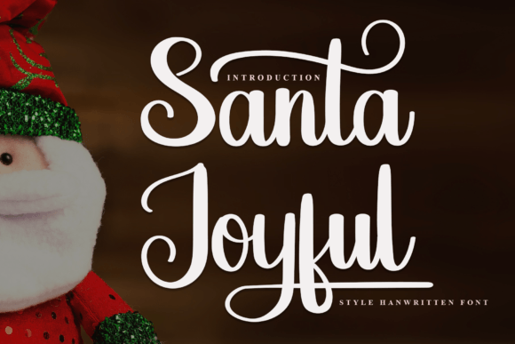 Santa Joyful: A Handwritten Font That Feels Like a Quiet Smile
