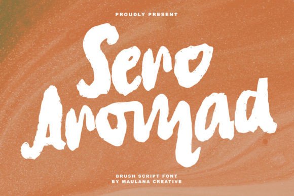 Sero Aromad: A Brush Script Font That Feels Human, Not Hand-Drawn