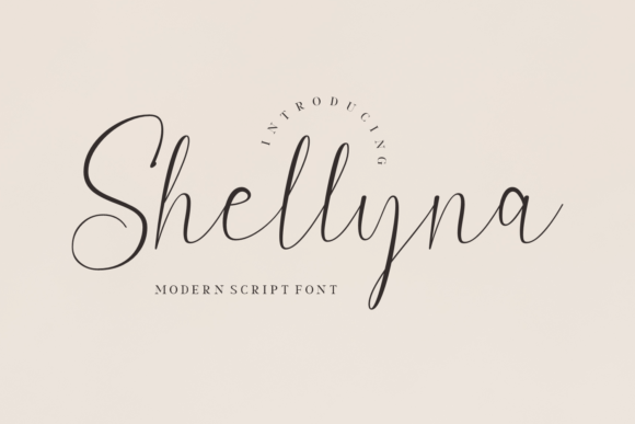 Shellyna: An Elegant Script Typeface for Digital Branding