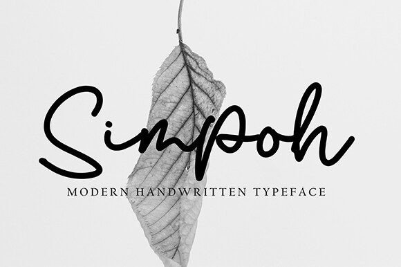 Simpoh: A Thoughtful Script Font for Editorial Warmth
