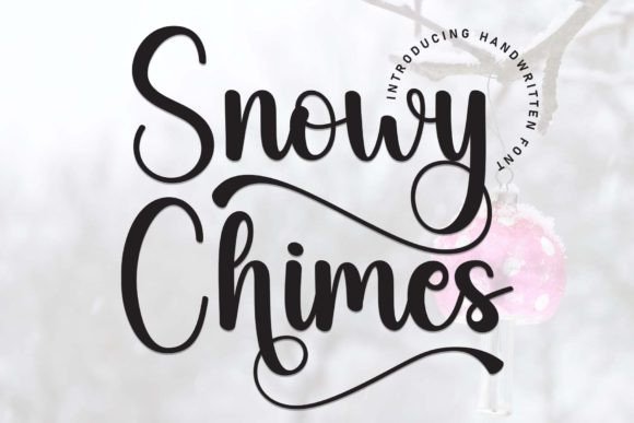 Snowy Chimes: A Friendly Handwritten Font for Warm, Human Branding