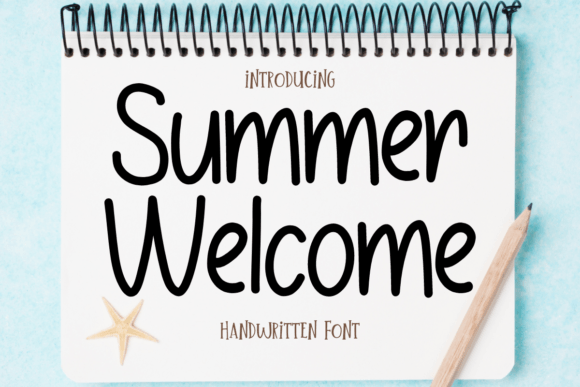 Summer Welcome: A Friendly Handwritten Font for Makers