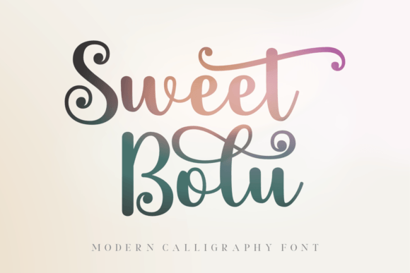 Sweet Bolu: A Charming Script Font for Scroll-Stopping Marketing