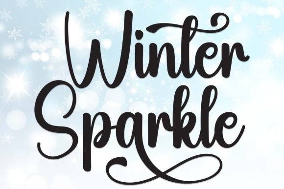 Winter Sparkle: A Friendly Handwritten Font That Cuts Through the Feed
